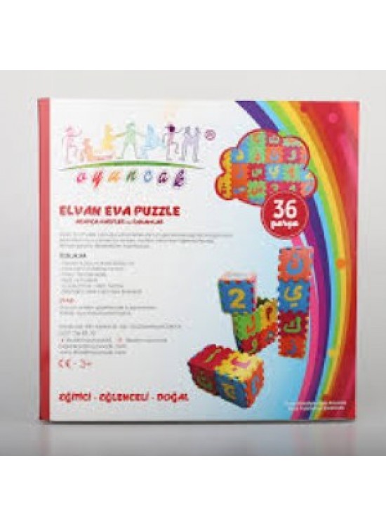 Eva Puzzle Elif Ba Ve Rakamlar 36 Parça