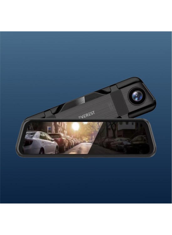 Everest CAR20 10.0 IPS Ekran 2K+720P 130°Açı Park Izlenebilen G-Sensor Ses Kontrol Dahılı 64GB TF