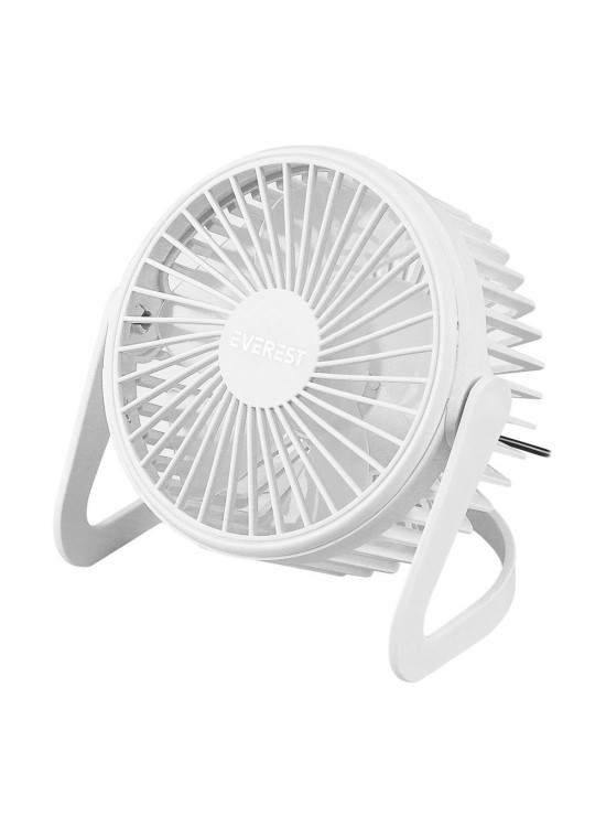 Everest EFN-505 Masaüstü Beyaz Usb Fan (145mmx141mmx105 mm)