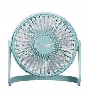 Everest EFN-505 Masaüstü Turkuaz Usb Fan (145mmx141mmx105 mm)