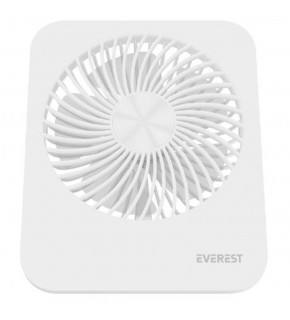 Everest EFN-601 Beyaz 2000mAh 4 Kademeli 4000RPM Hız Metal Ayak Masaüstü Usb Fan
