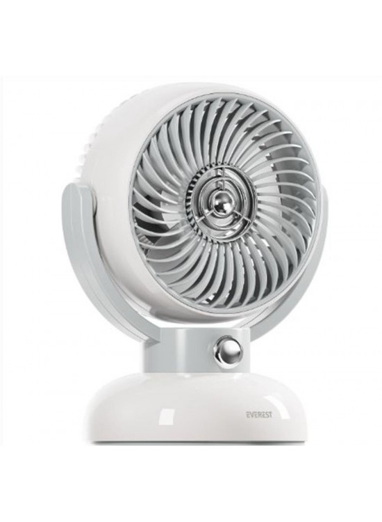 Everest EFN12 Krem 1200mAh 3 Hız Kademe Led Işıklı Retro Masaüstü Usb Fan Everest EFN12 Krem 1200mAh 3 Hız Kademe Led Işıklı Retro Masaüstü Usb Fan