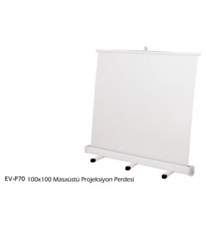 100-100 Masaüstü Portatif Projeksiyon Perdesi