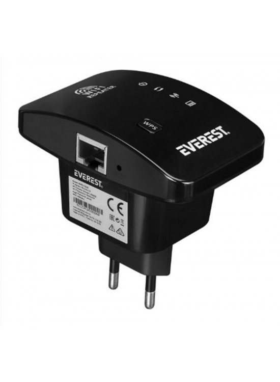 Everest EWR-N300 2.4GHz 300Mbps 1xWAN-LAN Dahili Antenli Repeater+AP Kablosuz Menzil Genişletici Everest EWR-N300 2.4GHz 300Mbps 1xWAN-LAN Dahili Antenli Repeater+AP Kablosuz Menzil Genişletici