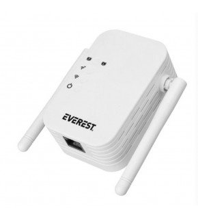 Everest EWR-N302 2.4GHz 300Mbps 1xWAN-LAN Port 2x2dBi Anten Repeater+AP Kablosuz Menzil Genişletici