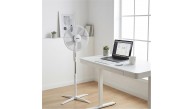 Everest FAN10 Valora Air Beyaz-Gri 16 Maks 45W 3 Kademe 1200RPM Yıldız Ayak 5 Bıçaklı Vantilatör