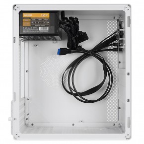 Everest K250 PEAK 250W MICRO PSU Beyaz USB3.0+USB2.0+TYPE-C+HD AUDIO Kompakt Mid-T PC Kasası