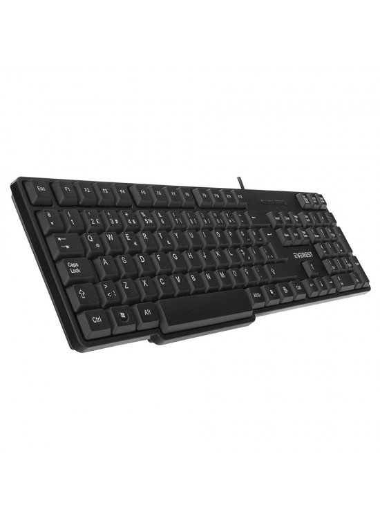 Everest KB-517U Siyah 2MT Bakır Kablolu USB Q Standart Klavye
