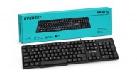 Everest KB-617U Siyah 2MT Bakır Kablolu USB F Standart Klavye