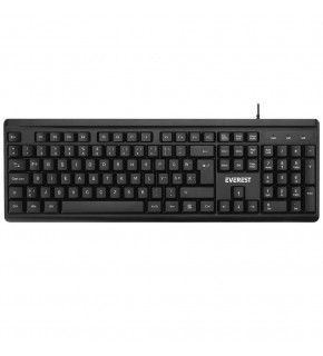 Everest KB-741F Siyah-Gri USB 2 Metre Bakır Kablolu Tamamen Türkçe F Klavye