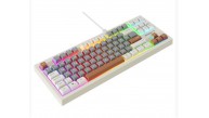 Everest KB-98 SILENT TKL Gri Mavi-Gri-Kahve Rainbow Q Membrane Klavye Everest KB-98 SILENT TKL Gri Mavi-Gri-Kahve Rainbow Q Membrane Klavye