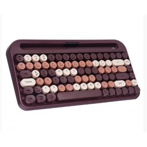 Everest KB-99 MOCHA 2.4G+BT1+BT2 Çoklu Cihaz Bağlantılı Q Kablosuz klavye