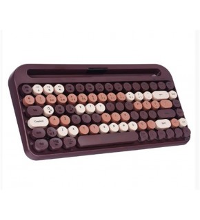 Everest KB-99 MOCHA 2.4G+BT1+BT2 Çoklu Cihaz Bağlantılı Q Kablosuz klavye