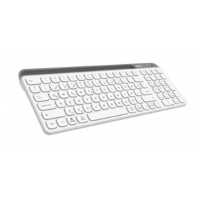 Everest KB-BT90 Beyaz-Gri Bluetooth+ 2.4Ghz  Q Mac-Win-Android-Ios Uyumlu Kablosuz klavye