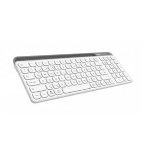 Everest KB-BT90 Beyaz-Gri Bluetooth+ 2.4Ghz  Q Mac-Win-Android-Ios Uyumlu Kablosuz klavye