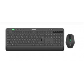 Everest KM-2620 Siyah Usb Sessiz Switch İnce Kablosuz Q Multimedia Klavye + Mouse Set
