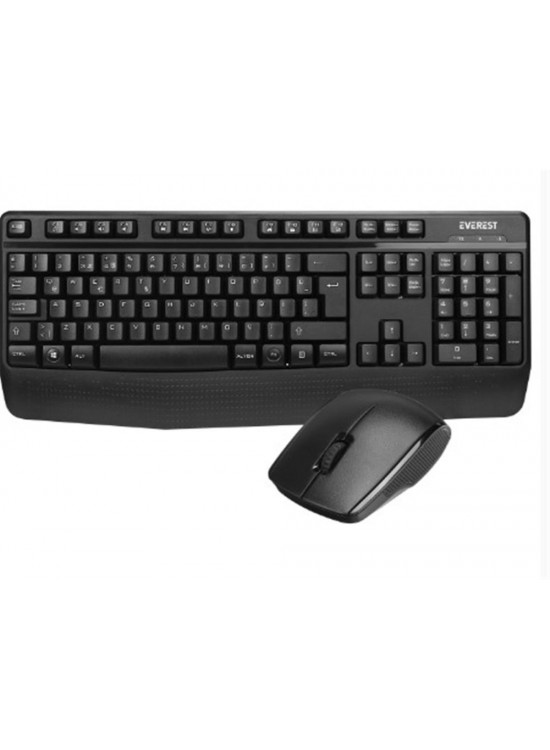 Everest KM-3335 Siyah Ikisi bir arada 2 in 1 Kablosuz Q Multimedia Klavye + Mouse Set