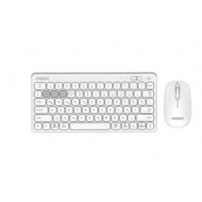 Everest  KM-BT903 Beyaz 3in1 3 BT + 2.4  İnce Q 4 Cihaz Bağlantılı Kablosuz Klavye + Mouse Set