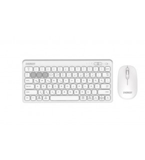 Everest  KM-BT903 Beyaz 3in1 3 BT + 2.4  İnce Q 4 Cihaz Bağlantılı Kablosuz Klavye + Mouse Set
