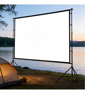 Everest KTP-100 221-125cm 100 Inç Katlanabilir Ve Taşınabilir Ev Kamp Tıpı Projeksiyon Perdesi