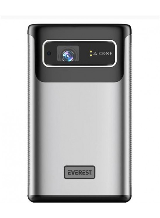 Everest PJ-DLP21 Gri 8000mAh Odaklamalı 960-540 4K 5400 Lümen Android 9.0 Dokunmatik DLP Projeksiyon