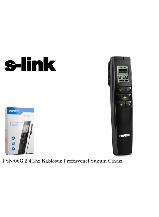 Everest PSN-06G 2.4ghz Kablosuz Profesyonel Presenter