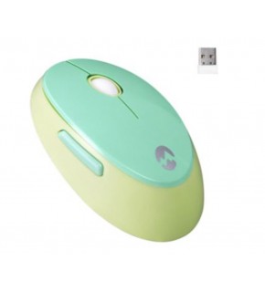 Everest ROUND KM-6282 Renkli Tuşlu Yeşil Kablosuz Q Multimedia Klavye + Mouse Set