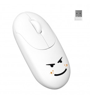 Everest SM-26 FASHION 2.4Ghz Beyaz Kabartmalı Kablosuz Mouse