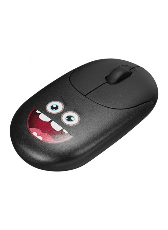 Everest SM-26 FASHION 2.4Ghz Siyah Kabartmalı Kablosuz Mouse