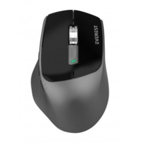 Everest SM-BT24 Usb Metalik Siyah 2in1 Bluetooth ve 2.4GHz Kablosuz Mouse