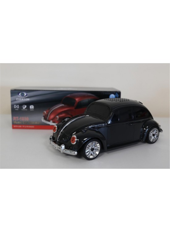 EVERTON RT-1939 Siyah Arabalı  Bluetooth Fm-Usb-Tf-Aux Şarjlı Nostaljik Radyo