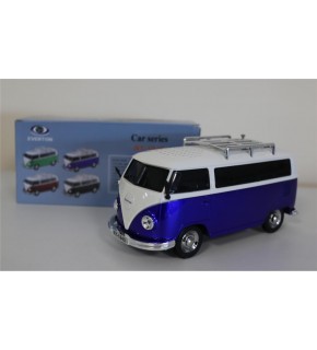 EVERTON RT-1945 Mavi Arabalı  Bluetooth Fm-Usb-Tf-Aux Şarjlı Nostaljik Radyo