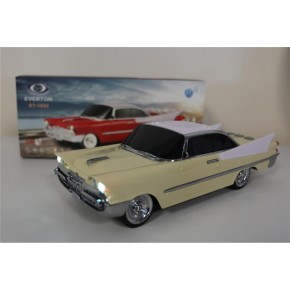 EVERTON RT-1950 Bej Arabalı  Bluetooth Fm-Usb-Tf-Aux Şarjlı Nostaljik Radyo