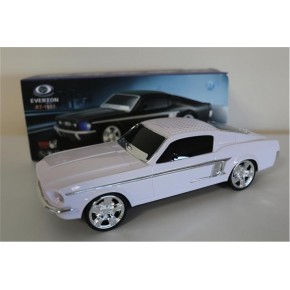 EVERTON RT-1951 Beyaz Arabalı  Bluetooth Fm-Usb-Tf-Aux Şarjlı Nostaljik Radyo