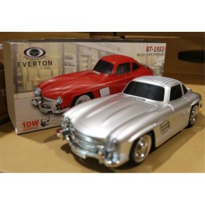 EVERTON RT-1953  Silver Gri  Arabalı  Bluetooth Fm-Usb-Tf-Aux Şarjlı Nostaljik Radyo