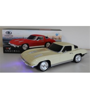 EVERTON RT-1956 Bej Arabalı  Bluetooth Fm-Usb-Tf-Aux Şarjlı Nostaljik Radyo