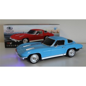 EVERTON RT-1956 Mavi (Blue) Arabalı  Bluetooth Fm-Usb-Tf-Aux Şarjlı Nostaljik Radyo