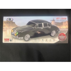 EVERTON RT-1958 Kırmızı Arabalı  Bluetooth Fm-Usb-Tf-Aux Şarjlı Nostaljik Radyo