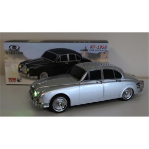 EVERTON RT-1958 Gümüş (Silver) Arabalı  Bluetooth Fm-Usb-Tf-Aux Şarjlı Nostaljik Radyo