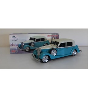 EVERTON RT-1960 Mavi Arabalı  Bluetooth Fm-Usb-Tf-Aux Şarjlı Nostaljik Radyo