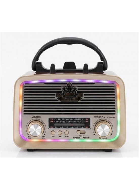 Everton RT-301.m Bluetooth-USB-SD-FM Şarjlı,Solarlı,Ledli, Nostaljik Radyo El Fenerl Radyo Everton RT-301.m Bluetooth-USB-SD-FM Şarjlı,Solarlı,Ledli, Nostaljik Radyo El Fenerl Radyo