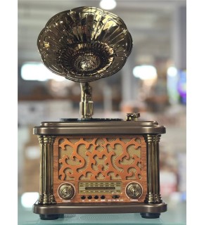 Everton Rt-588  Bluetooth Fm-Usb-Tf-Aux  Şarjlı Nostaljik Radyo