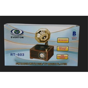 Everton RT-603  Bluetooth-USB-SD-AUX-TF Nostaljik Radyo