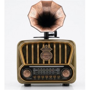 Everton RT-605 Şarjlı,  Nostaljik Radyo( Bluetooth-USB-SD-FM)