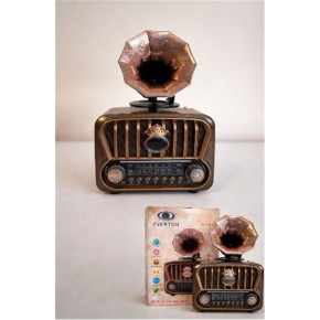 Everton RT-605 Şarjlı,  Nostaljik Radyo( Bluetooth-USB-SD-FM)
