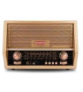 Everton Rt-606 Bluetooth Fm-Usb-Tf-Aux Şarjlı Nostaljik Radyo