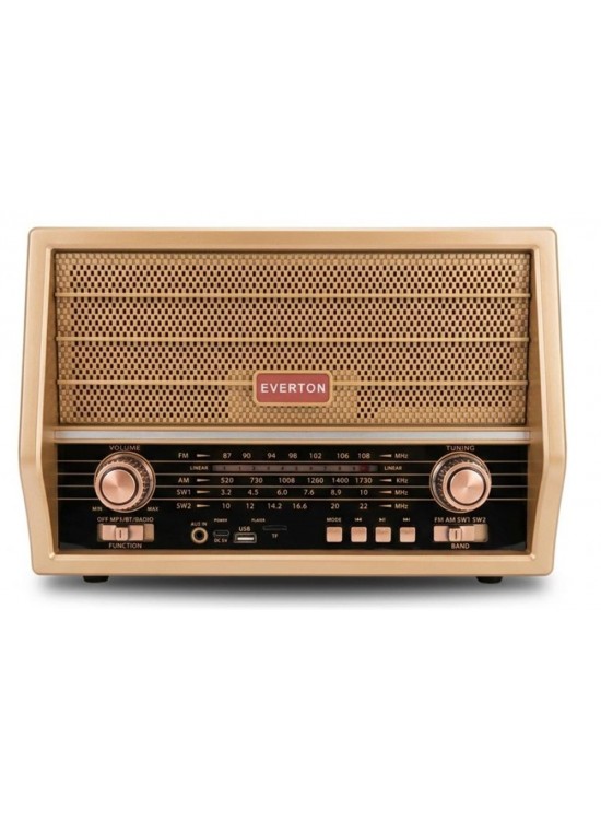 Everton Rt-606 Bluetooth Fm-Usb-Tf-Aux Şarjlı Nostaljik Radyo Everton Rt-606 Bluetooth Fm-Usb-Tf-Aux Şarjlı Nostaljik Radyo