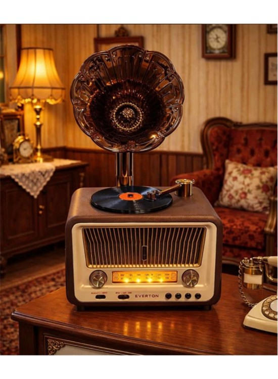 Everton Rt-608 Bluetooth Fm-Usb-Tf-Aux Şarjlı Nostaljik Radyo Everton Rt-608 Bluetooth Fm-Usb-Tf-Aux Şarjlı Nostaljik Radyo