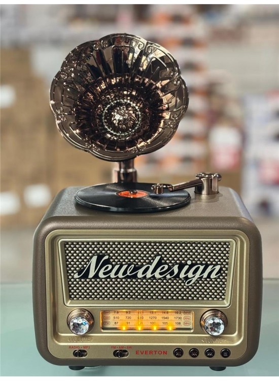 Everton Rt-609 Bluetooth Fm-Usb-Tf-Aux Şarjlı Nostaljik Radyo Everton Rt-609 Bluetooth Fm-Usb-Tf-Aux Şarjlı Nostaljik Radyo