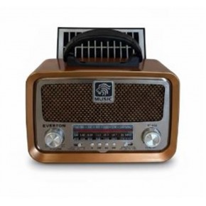 Everton RT-653  Solarlı,Şarjlı Nostaljik Radyo (Bluetooth-USB-SD-FM )